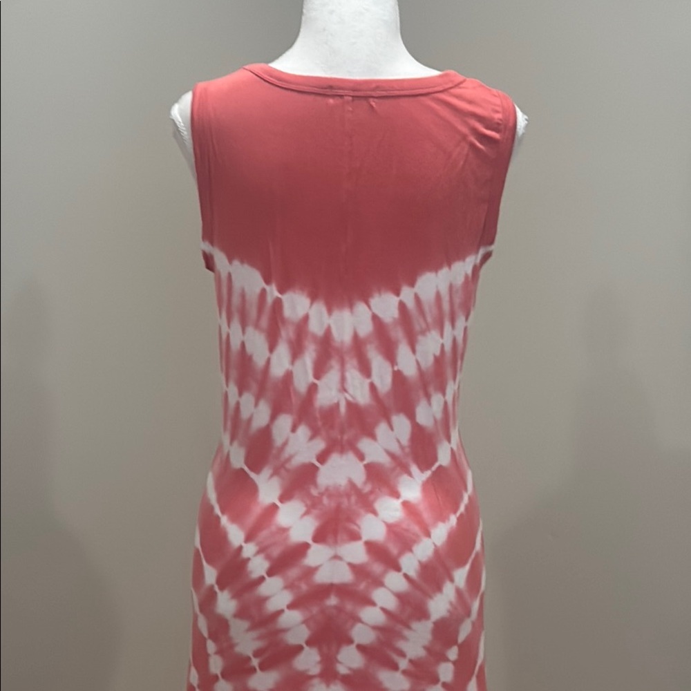 Style & Co Peachy Pink Tie-Dye Dress - Picture 7 of 9